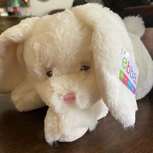 Ebba Wind Up Toy Musical Easter Bunny Rabbit Plush Stuffed Animal New Nursery